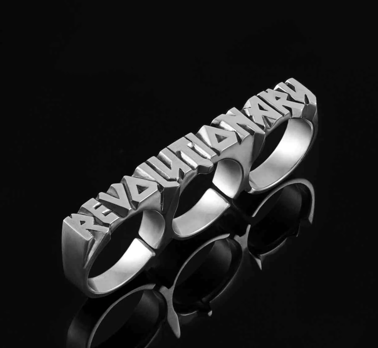 Bruce LaBruce Revolutionary Three Finger Ring by Jonathan Johnson - Image 3