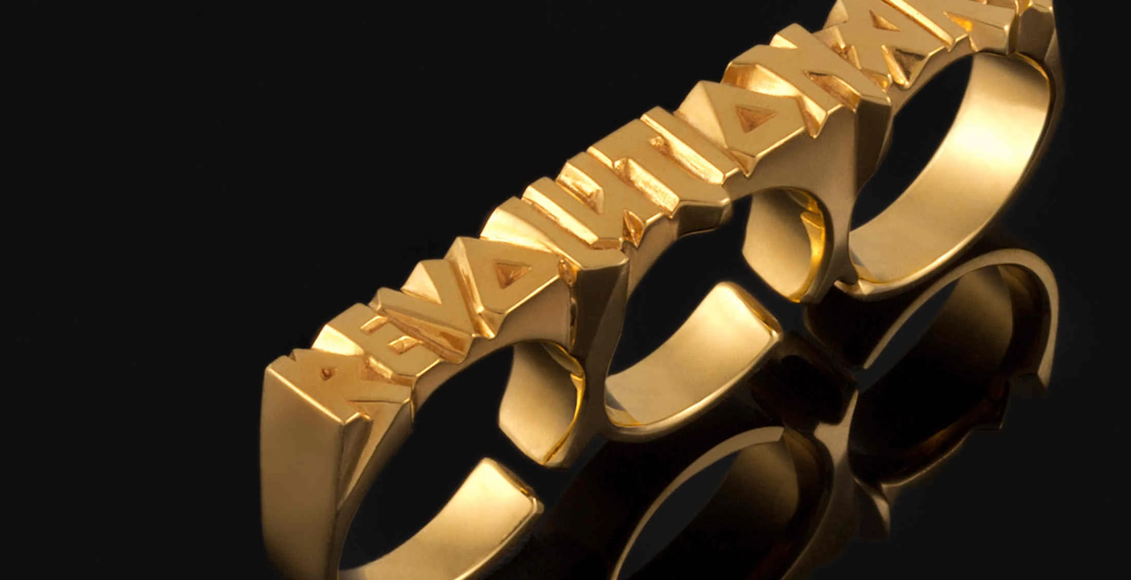Bruce LaBruce Revolutionary Three Finger Ring by Jonathan Johnson - Image 5
