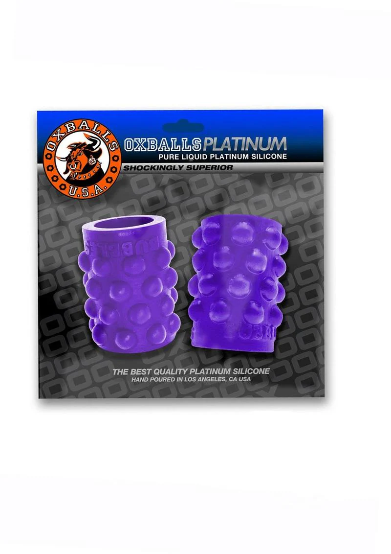 Bubbles Silicone Nipple Suckers - Eggplant - Image 5
