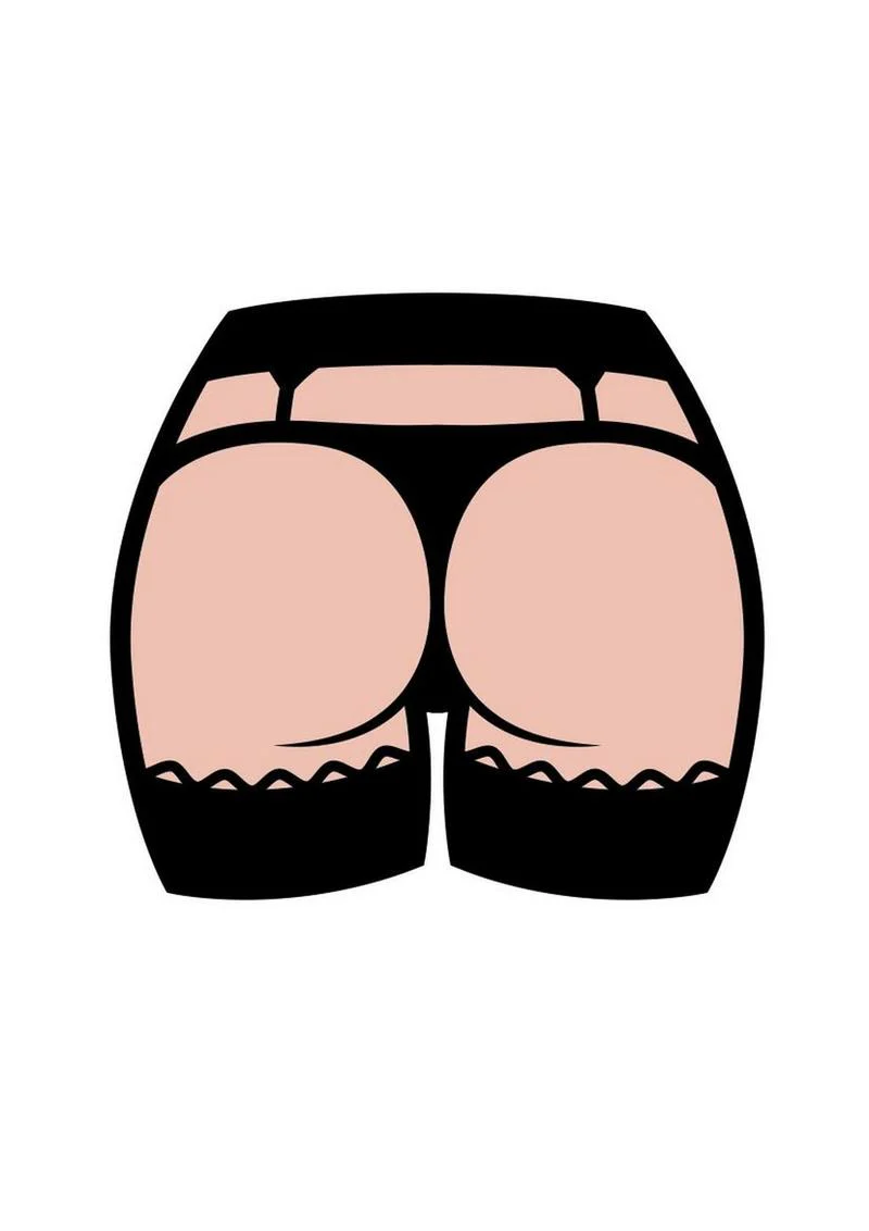 Butt Enamel Pin - Image 2