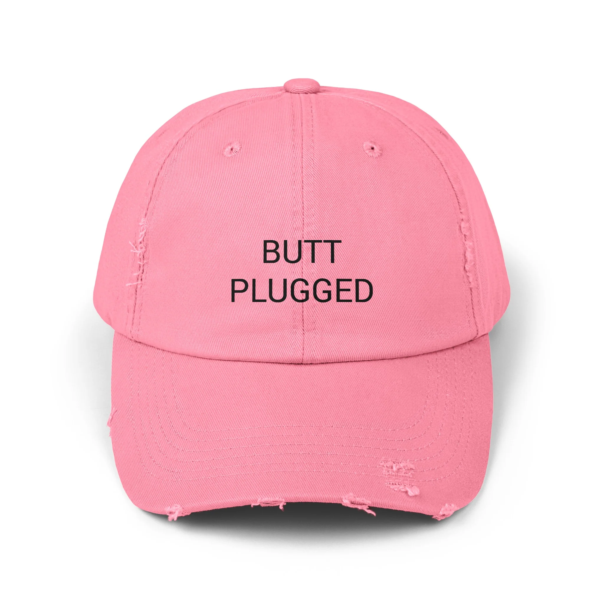 BUTT PLUGGED Distressed Cap in 6 colors - Image 6