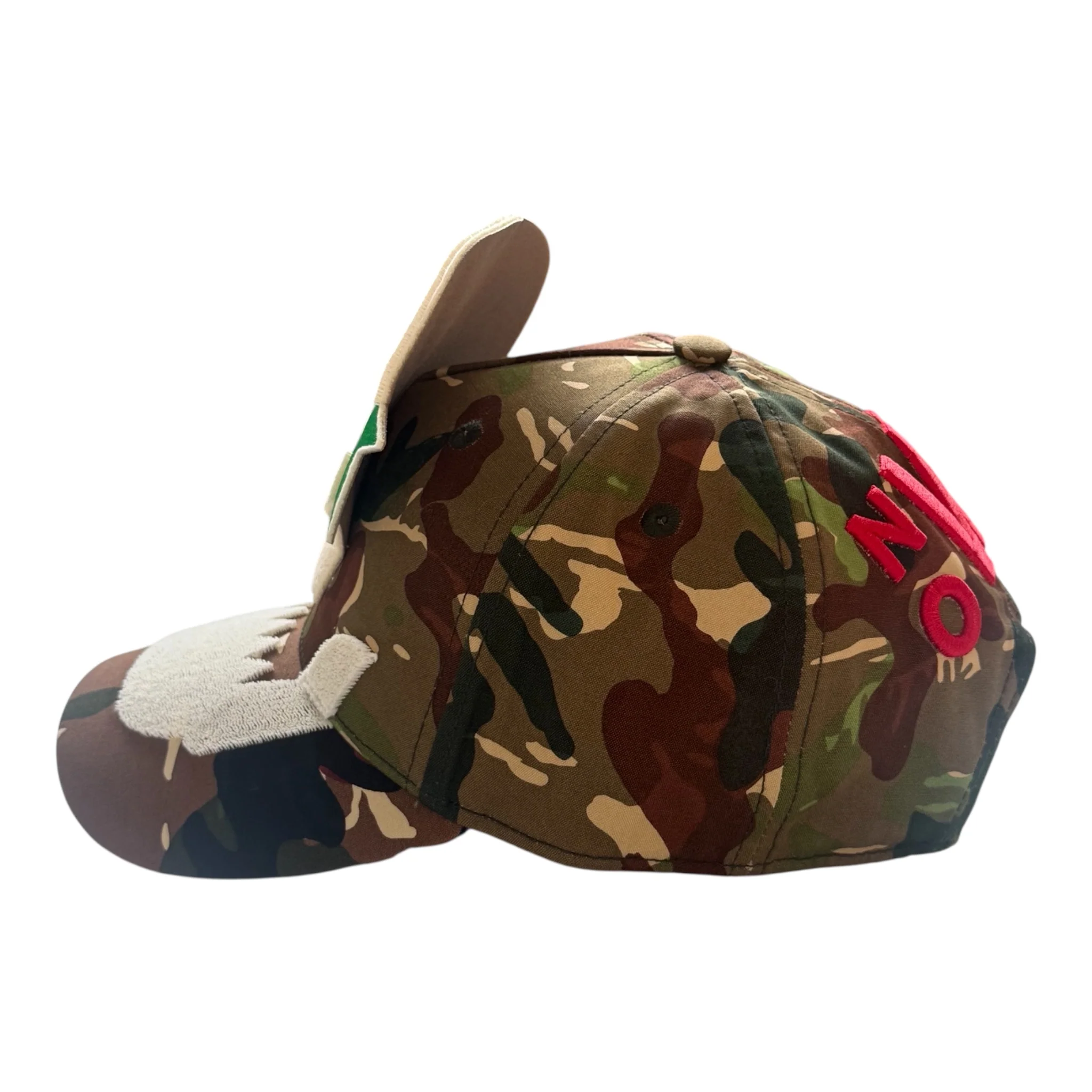 Camo Cap by Walter van Beirendonck - Military Green - Image 3
