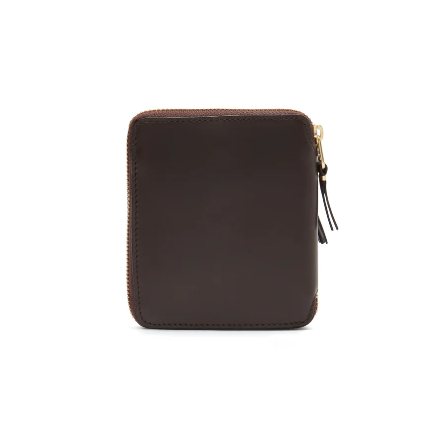 Comme des Garçons Outside Pocket Full Zip Around Wallet (Brown SA2100) - Image 5