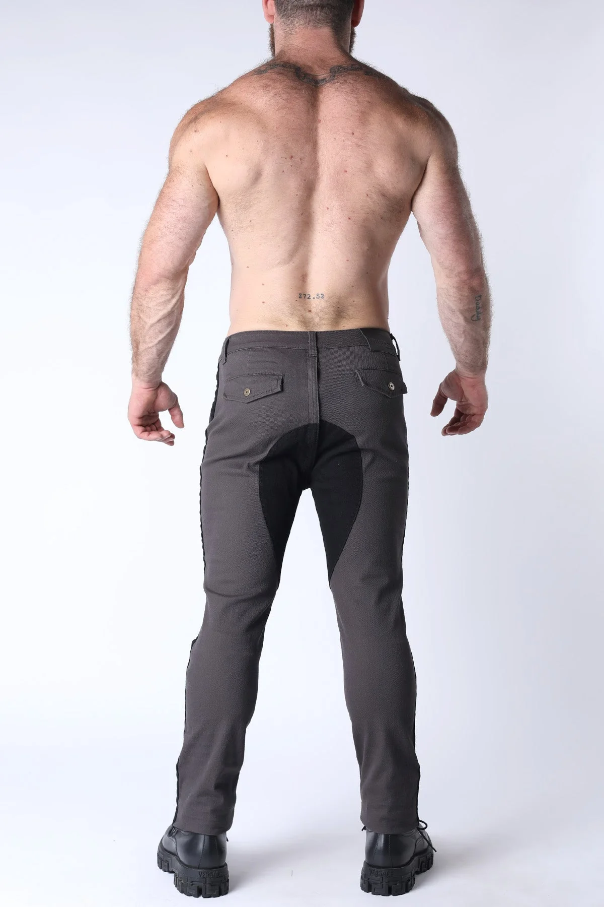 CELLBLOCK 13 Brigade Twill Saddle Zipper Pant- grey - Image 2