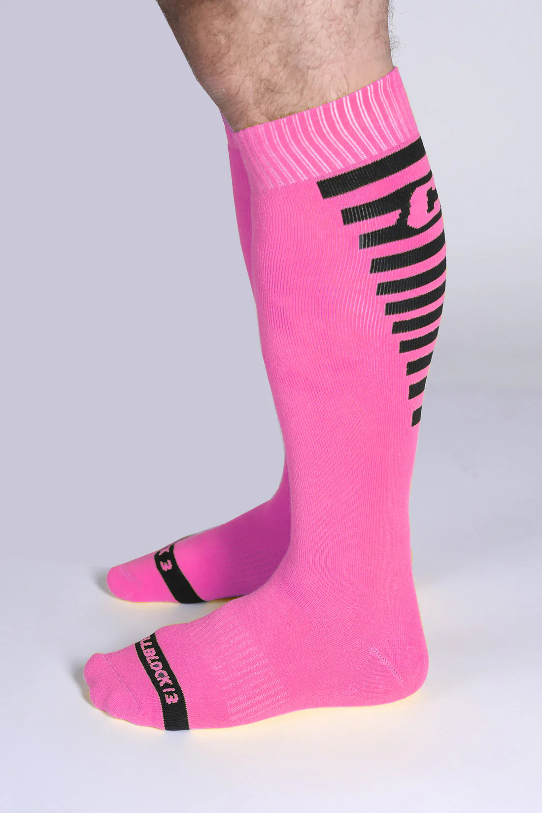 CELLBLOCK 13 Iron Grip Knee High Socks - Pink - Image 3