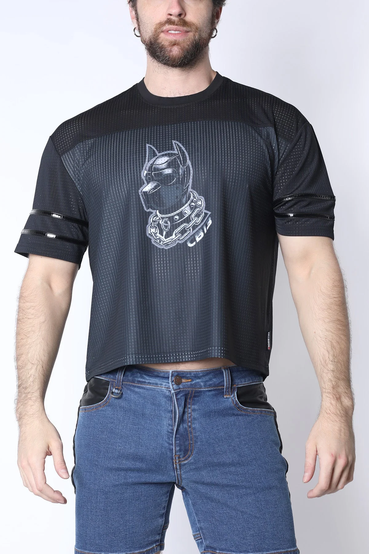 CELLBLOCK 13 Kennel Club DARK PUP Crop Top - Black
