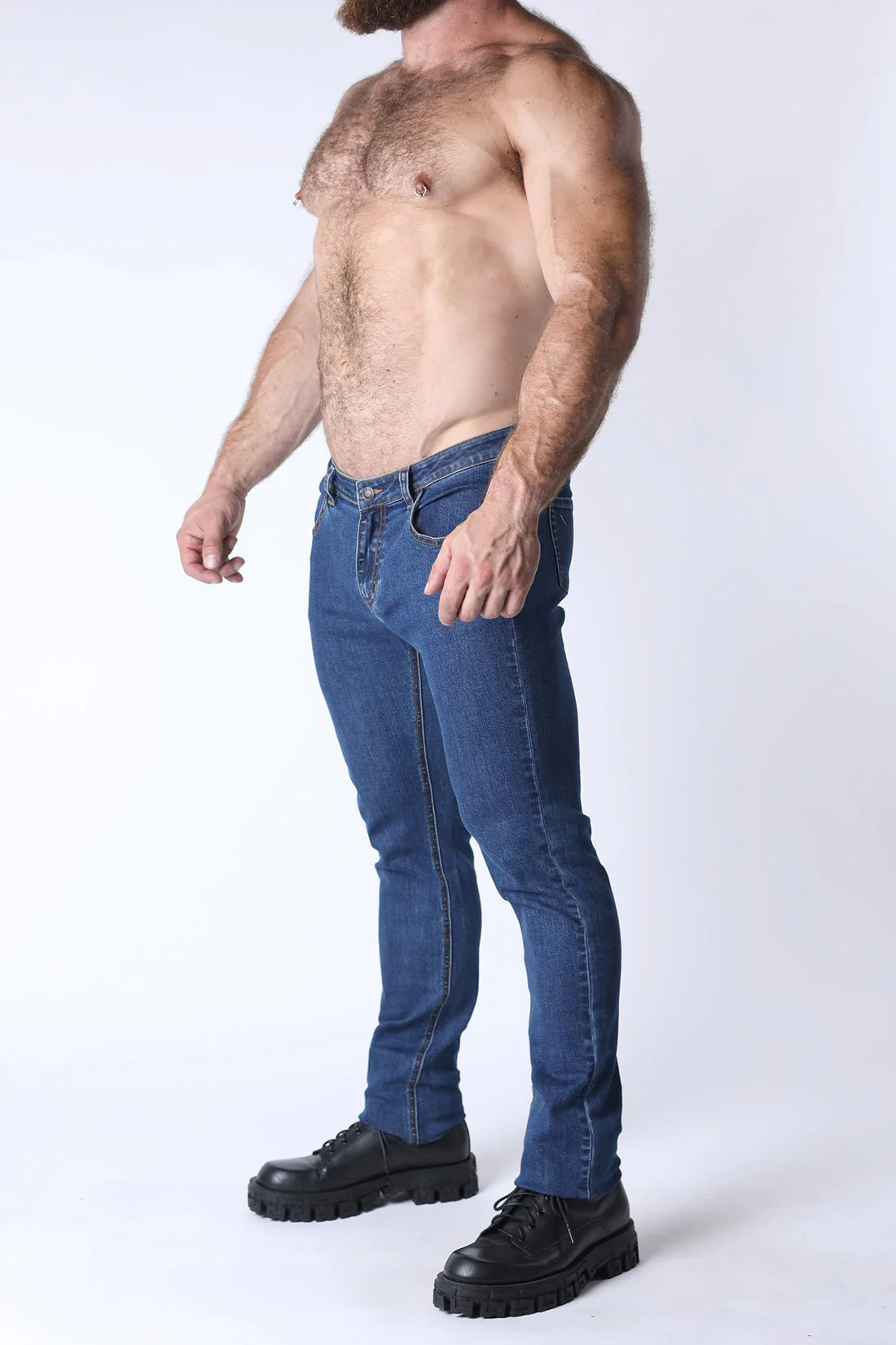 CELLBLOCK 13 Peek-A-Boo Denim Pant - Indigo - Image 3