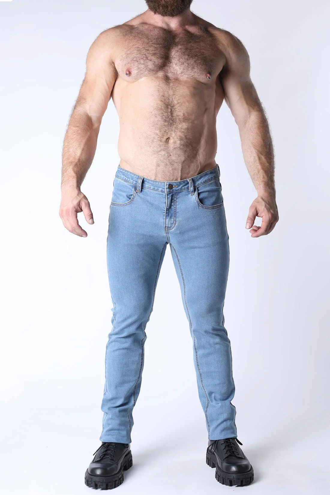 CELLBLOCK 13 Peek-A-Boo Denim Pant - Light Blue - Image 2
