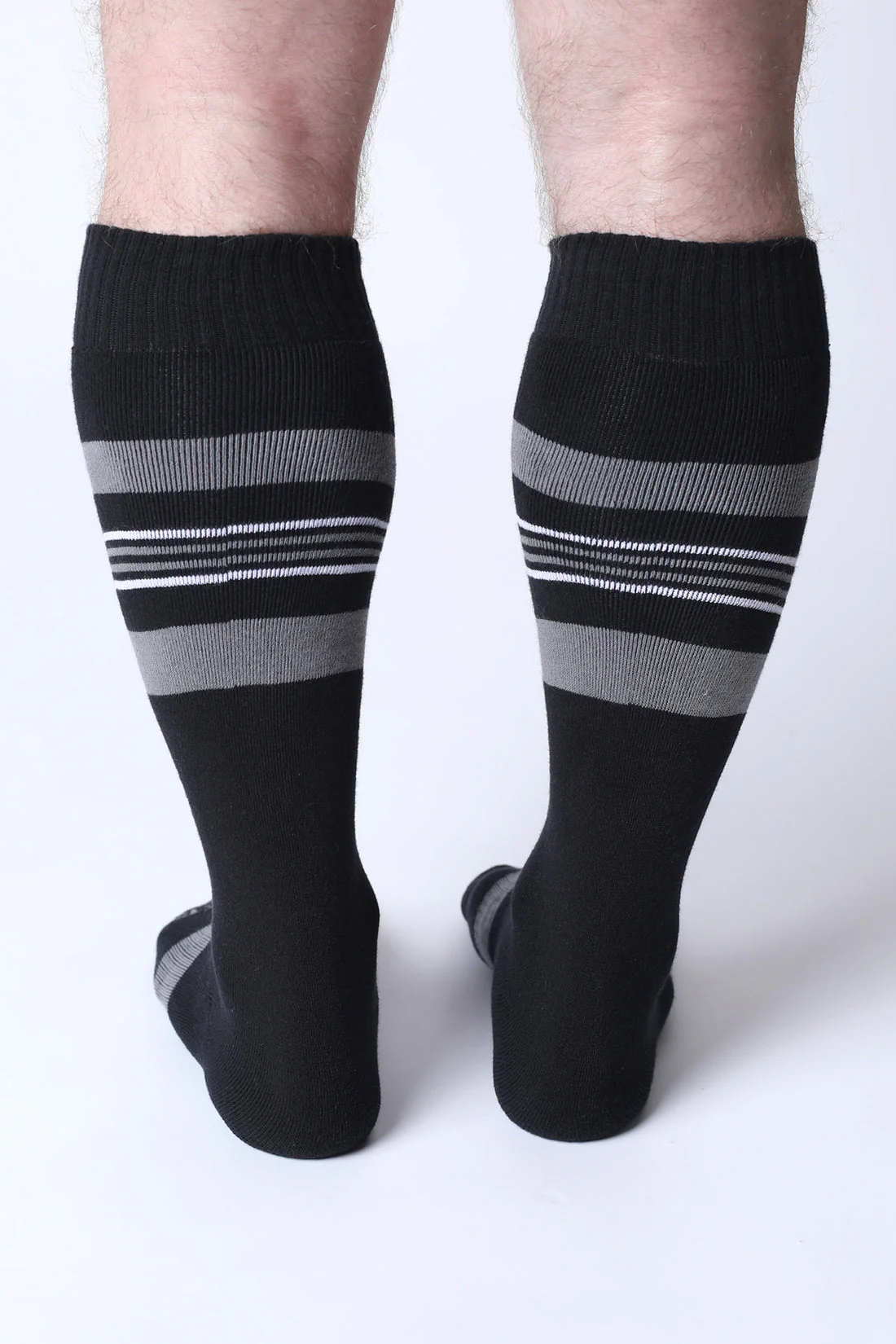 CELLBLOCK 13 Tight End Knee High Shadow Socks - Gray - Image 3