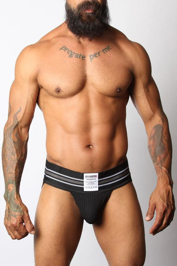 CELLBLOCK 13 TIGHT END JOCKSTRAP - BLACK - Image 6