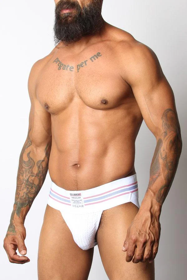 CELLBLOCK 13 TIGHT END JOCKSTRAP - WHITE - Image 5