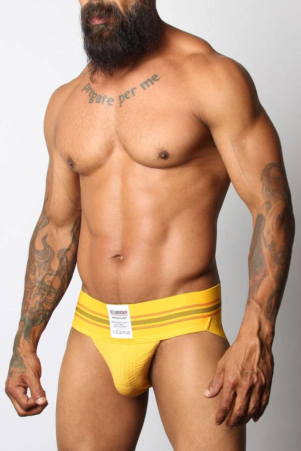 CELLBLOCK 13 TIGHT END JOCKSTRAP - YELLOW - Image 5