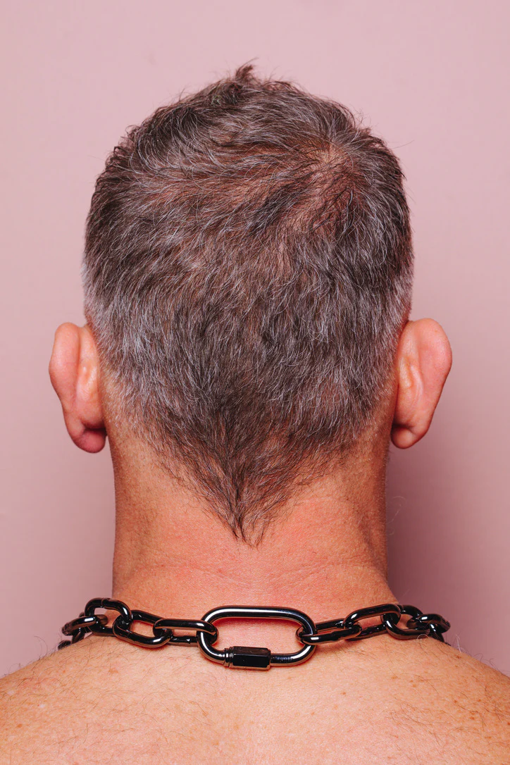 CHAIN COLLAR RUTHENIUM BY SIRAINER - Image 5