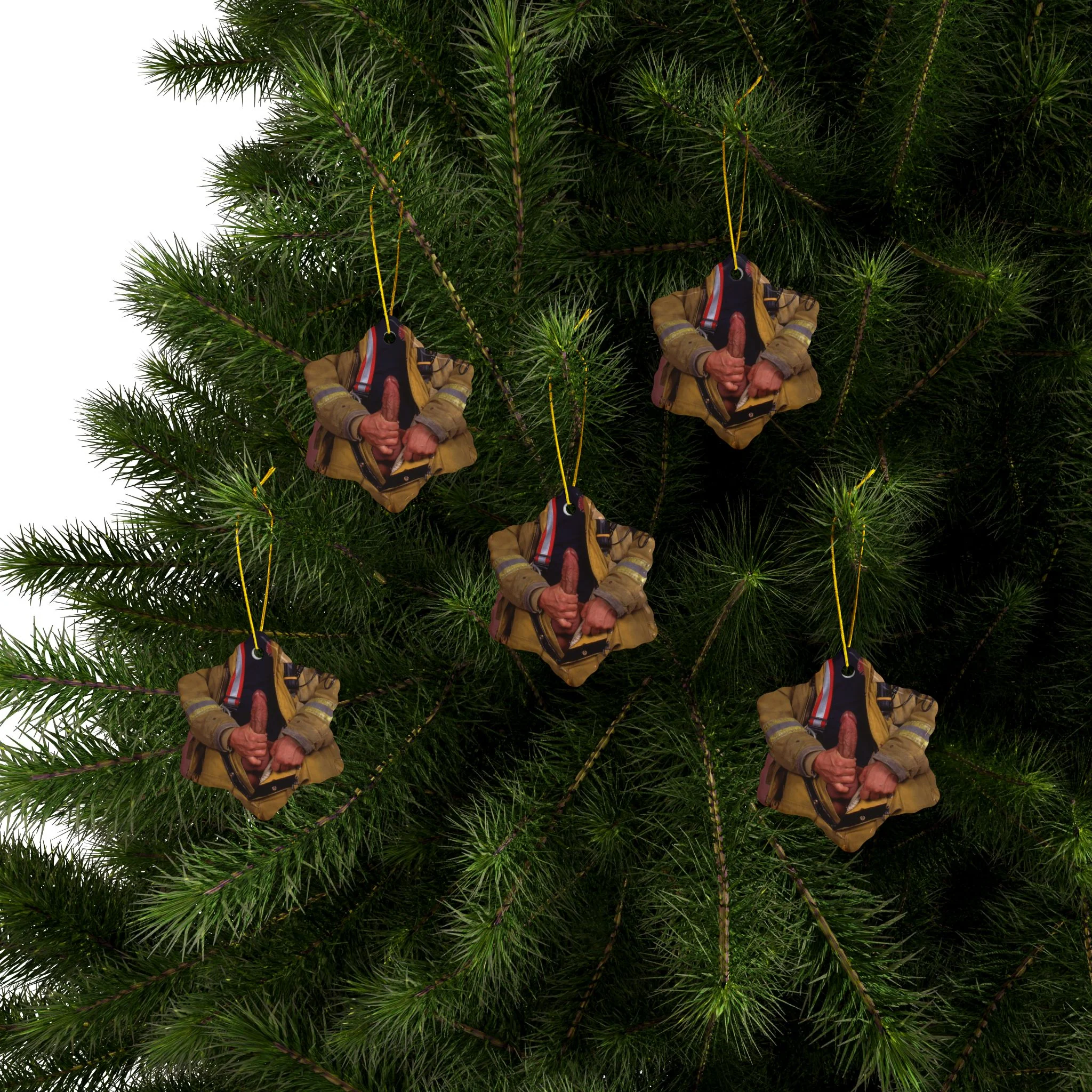 CHUCK X CULTUREEDIT "FIREMAN" Ceramic Ornaments (1pc, 3pcs, 5pcs, 10pcs) - Image 51