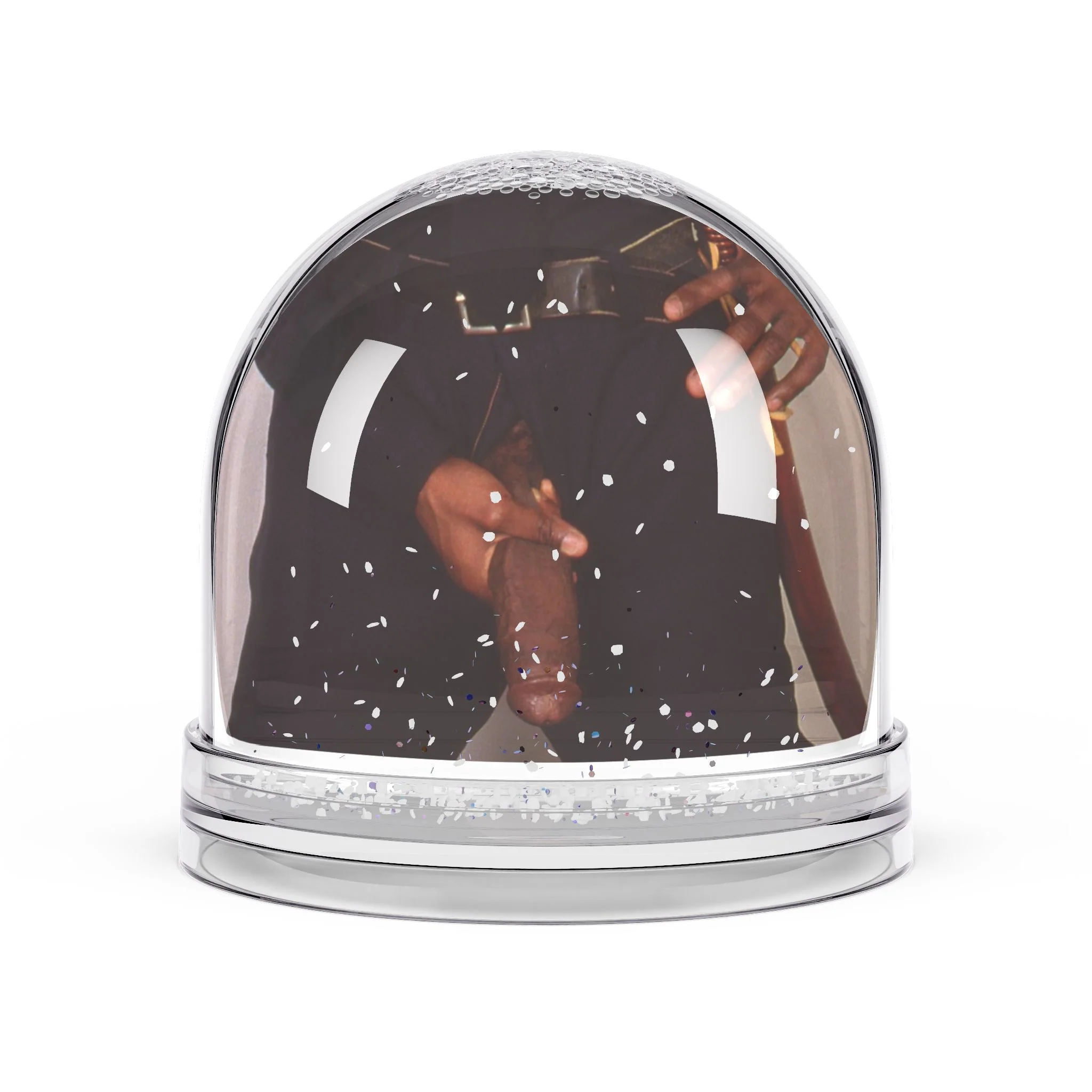 CHUCK X CULTUREEDIT Officer Dick Snow Globe - Image 2