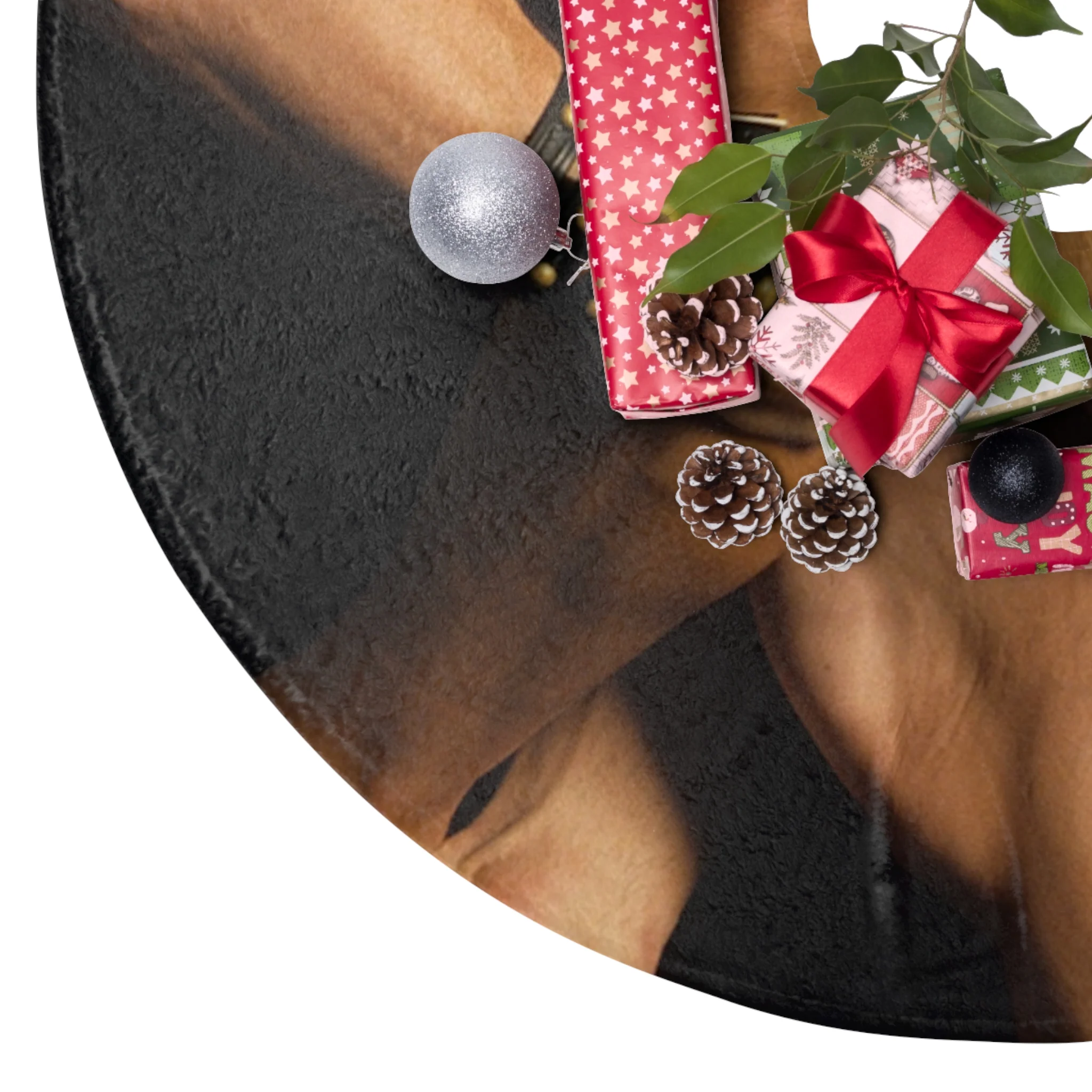CHUCK X CULTUREEDIT Leather Bond XMAS Tree Skirt - Image 3