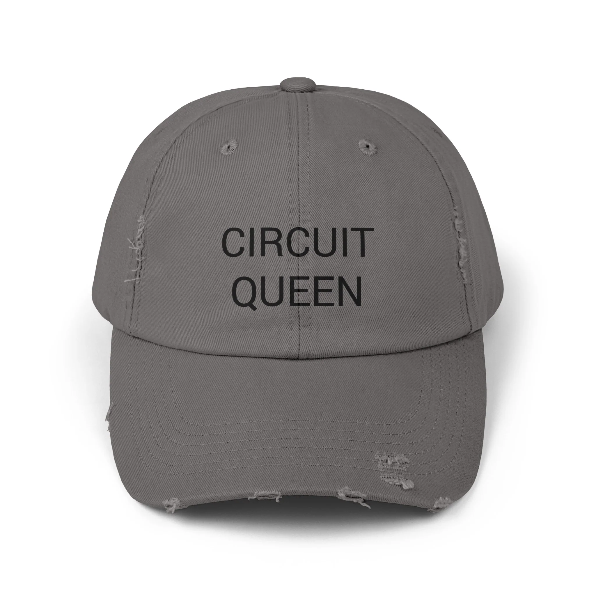 CIRCUIT QUEEN Distressed Cap in 6 colors - Image 4
