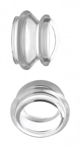 Clear Plungers Silicone Nipple Suckers - Large - Image 2