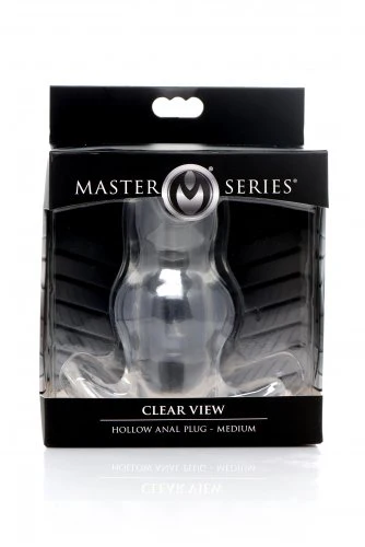 CLEAR VIEW HOLLOW ANAL PLUG - MEDIUM - Image 4