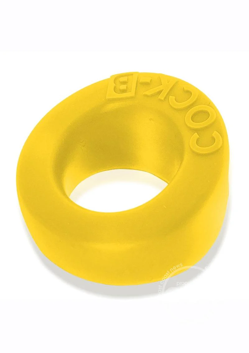 Cock B Bulge Silicone Cock Ring - Yellow - Image 4