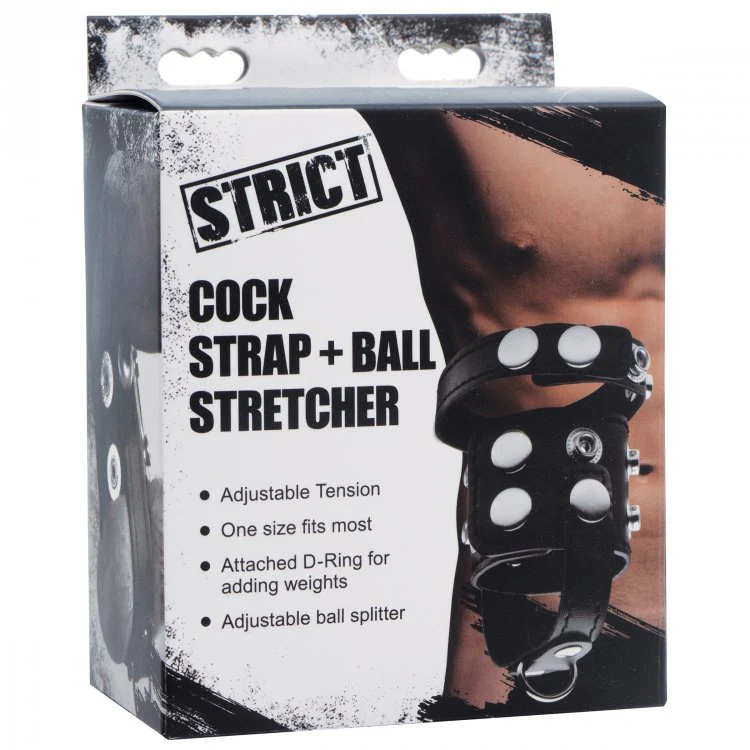 Cock Strap and Ball Stretcher by Strict Leather - Image 7