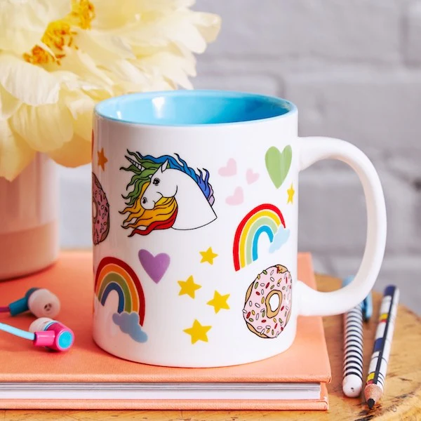 Coffee Mug: Unicorns & Rainbows - Image 4