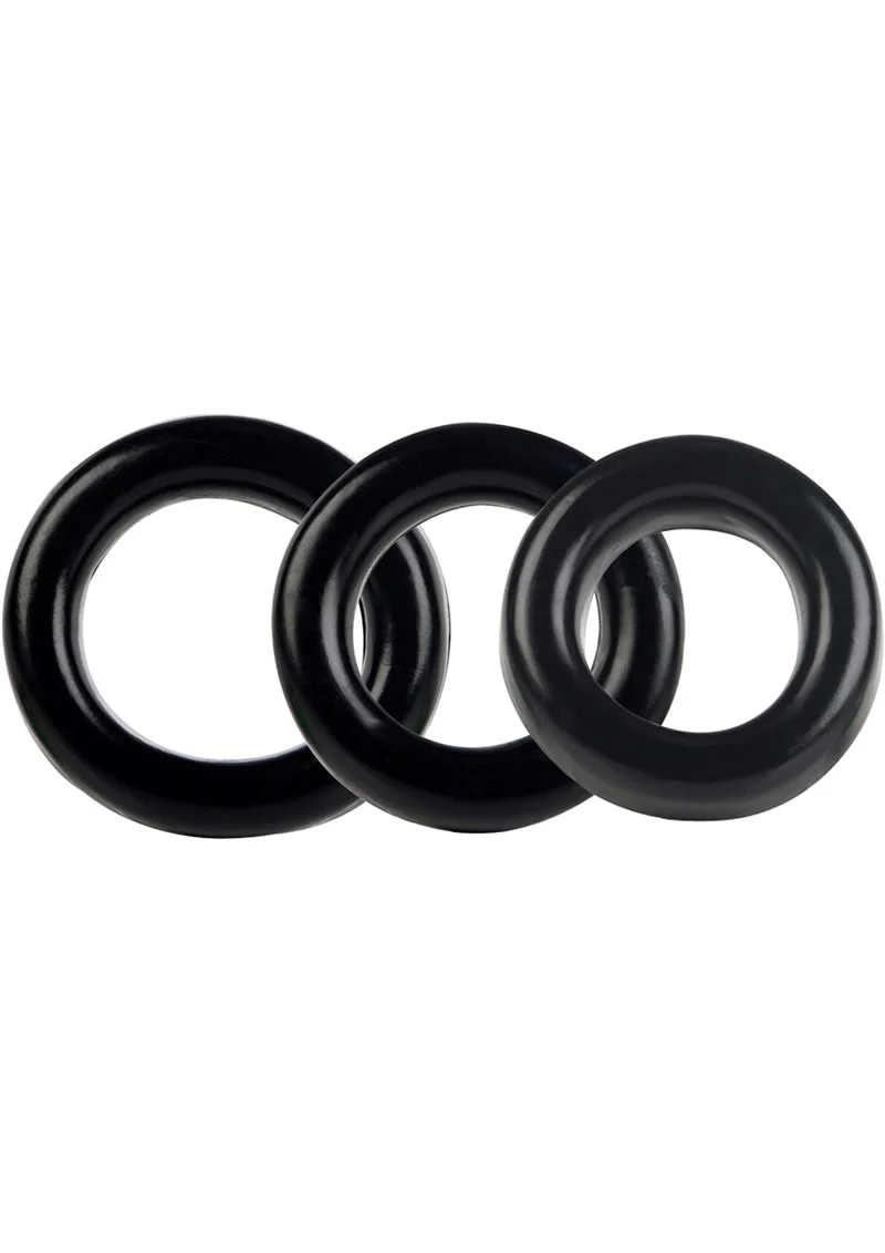 COLT 3 RING SET RUBBER BLACK - Image 4
