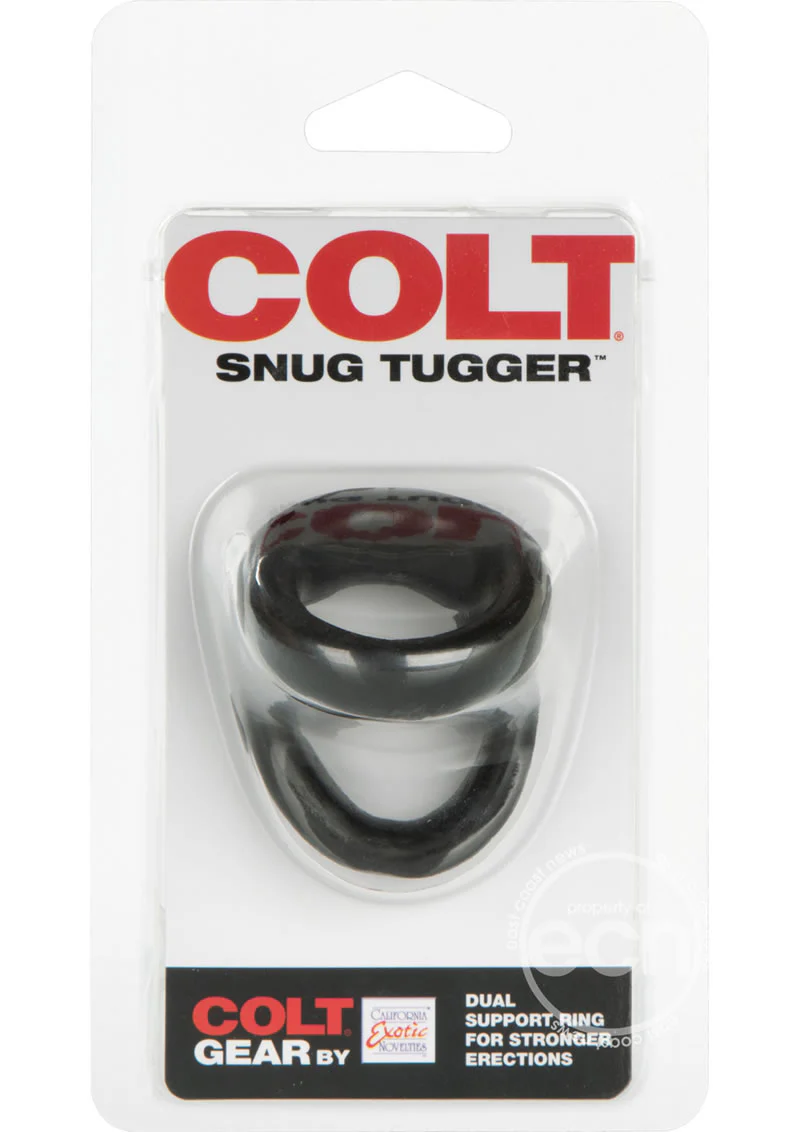 Colt Snug Tugger Dual Support Cock Ring Black - Image 3