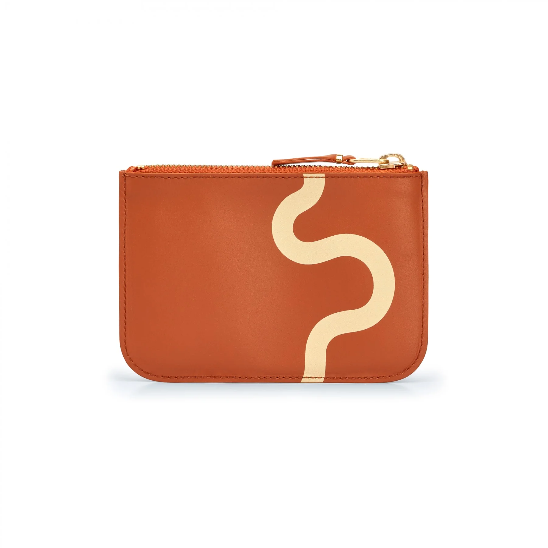Comme des Garçons Brown Ruby Eye Zip Pouch Wallet - Image 7