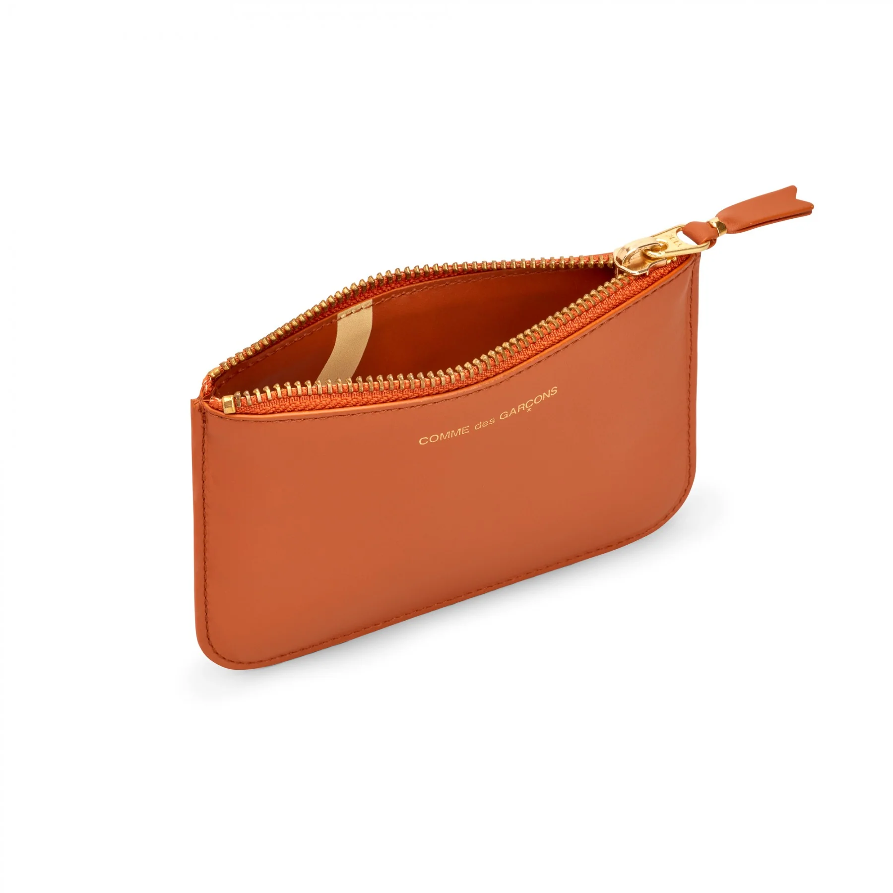 Comme des Garçons Brown Ruby Eye Zip Pouch Wallet - Image 8