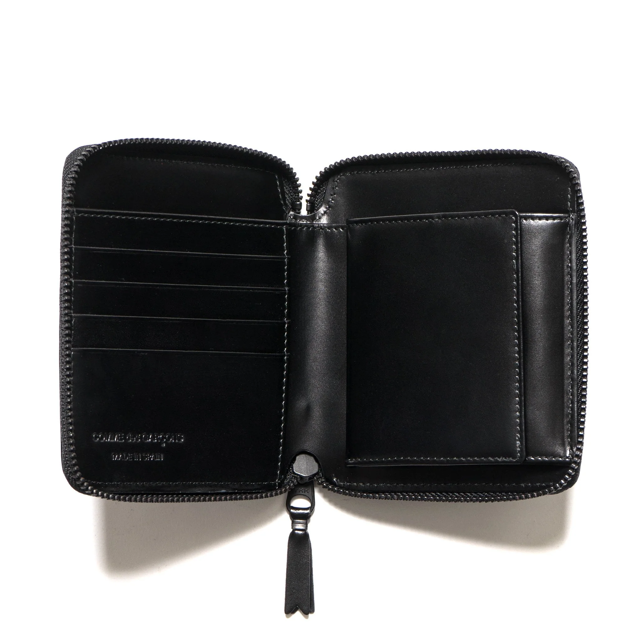 Comme des Garçons Full Zip Wallet Very Black Line - Image 3