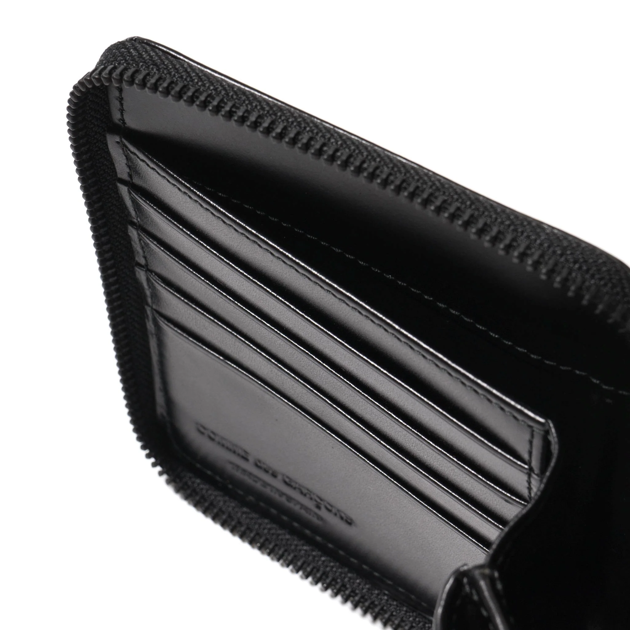 Comme des Garçons Full Zip Wallet Very Black Line - Image 5
