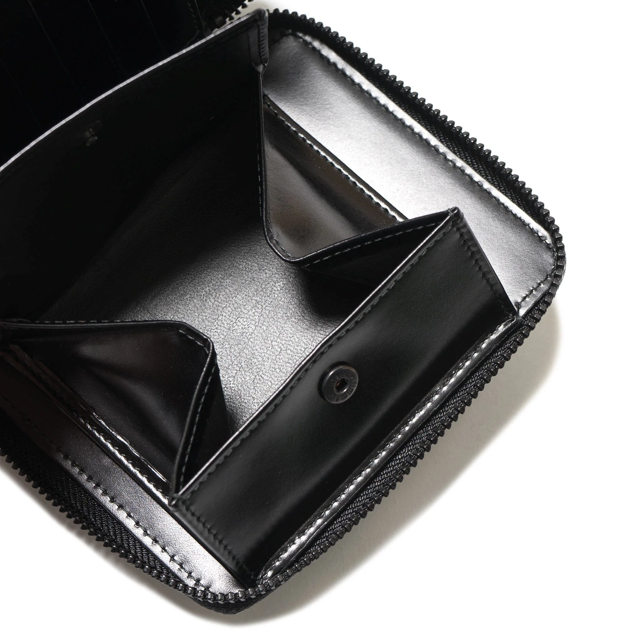 Comme des Garçons Full Zip Wallet Very Black Line - Image 6