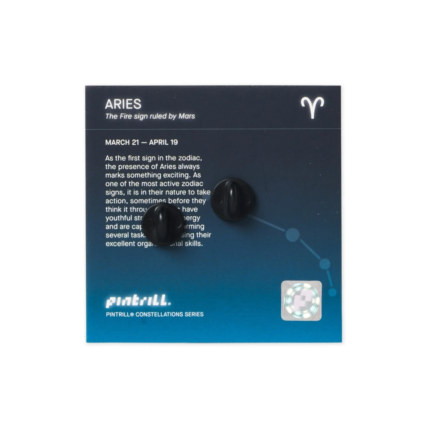 Constellations Aries Pin - Image 4
