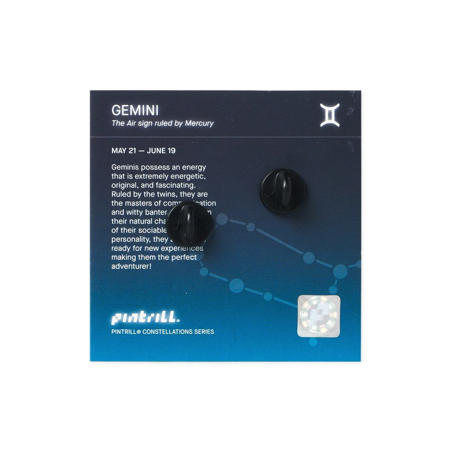 Constellations Gemini Pin - Image 3