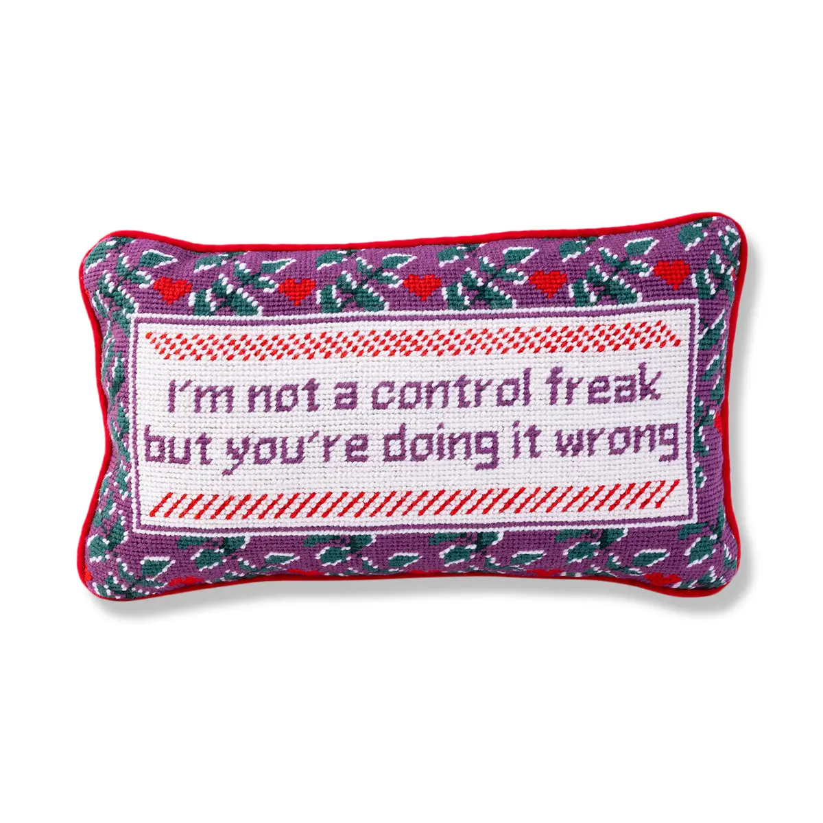 Control Freak Needlepoint Pillow - Image 2