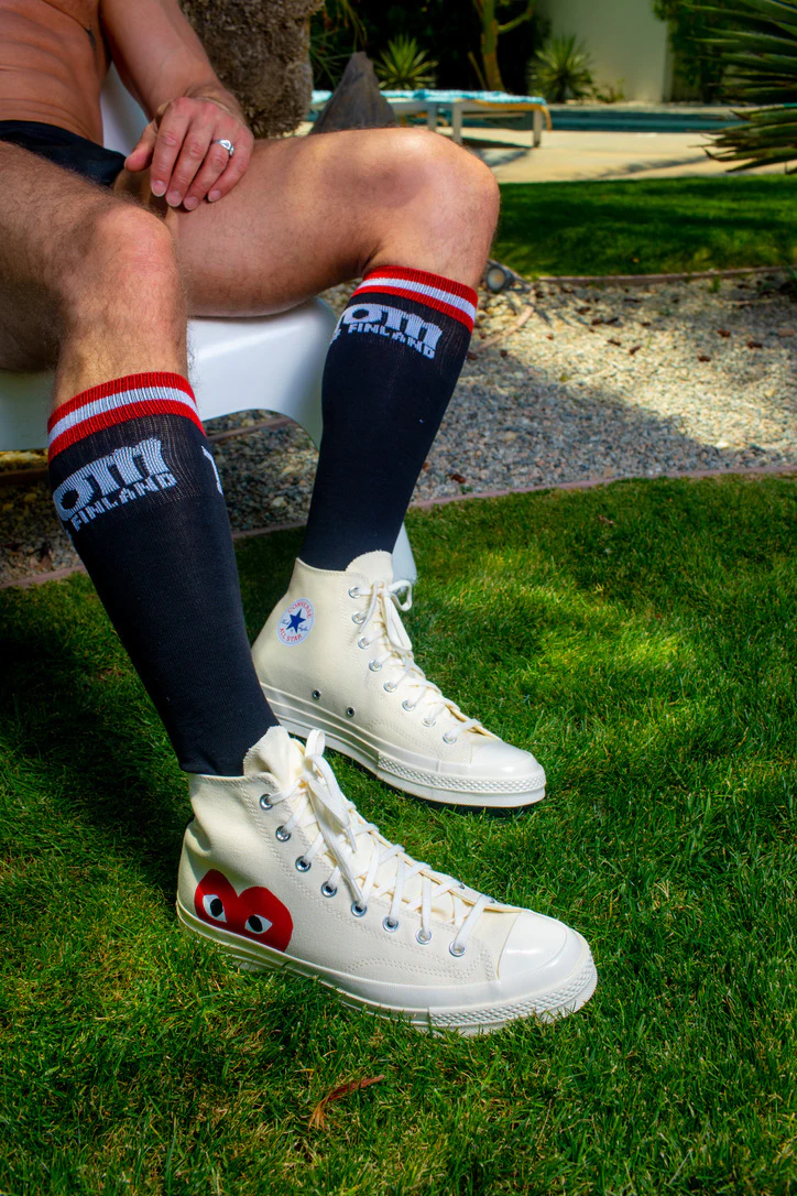 Comme Des Garçons Play Converse Single Heart Chuck Taylor All Star '70 High Top (beige) - Image 16