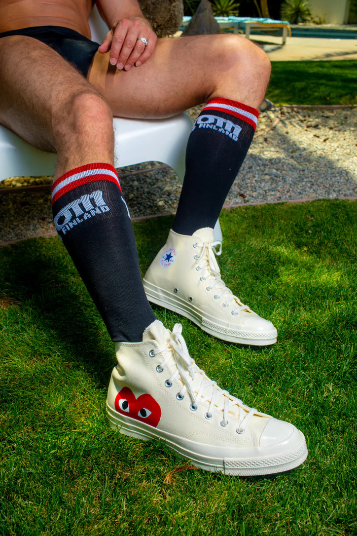 Comme Des Garçons Play Converse Single Heart Chuck Taylor All Star '70 High Top (beige) - Image 17