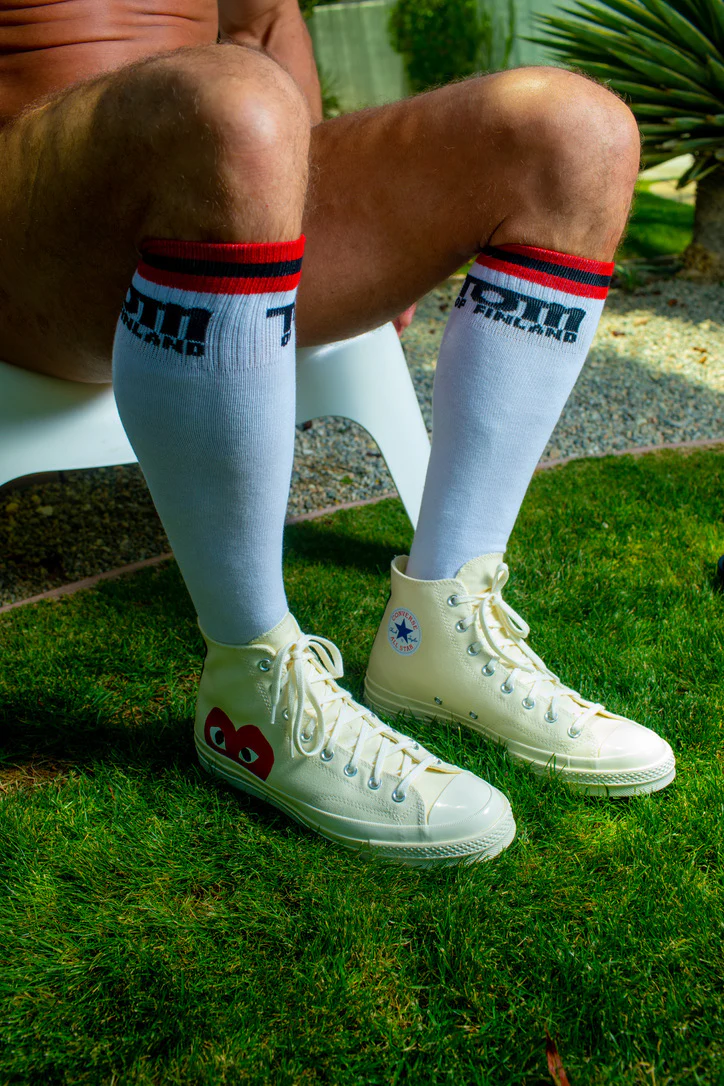 Comme Des Garçons Play Converse Single Heart Chuck Taylor All Star '70 High Top (beige) - Image 6
