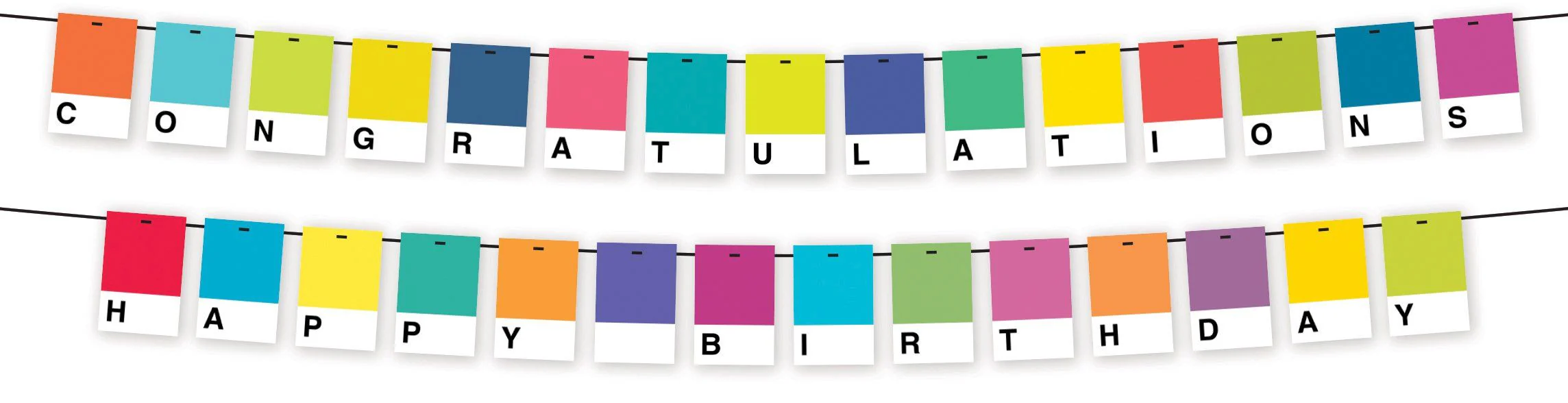 Pantone Garlands: 80 Alphabet and Decorative Tiles - Image 2