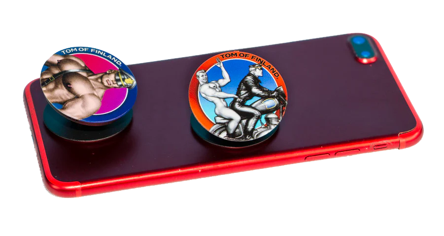 Leather Love: Tom of Finland Pop Sockets by Peachy Kings - Image 5