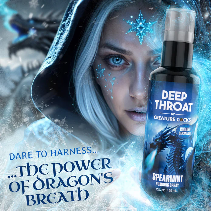 Creature Cock Deep Throat Spearmint Numbing Spray 2oz - Image 2