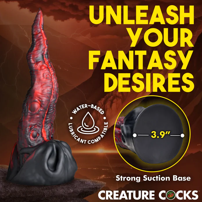 Creature Cock Dragon Tongue Silicone Dildo - Image 3