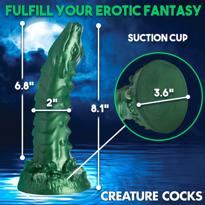 Creature Cocks Cockness Monster Silicone Dildo 6.8in - Image 7