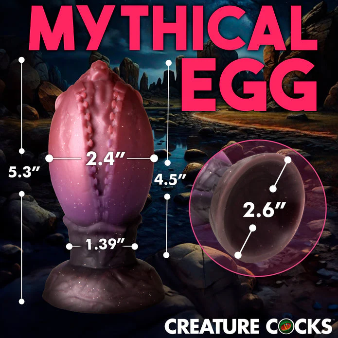 Creature Cocks Dragon Hatch Silicone Egg - L - Image 4