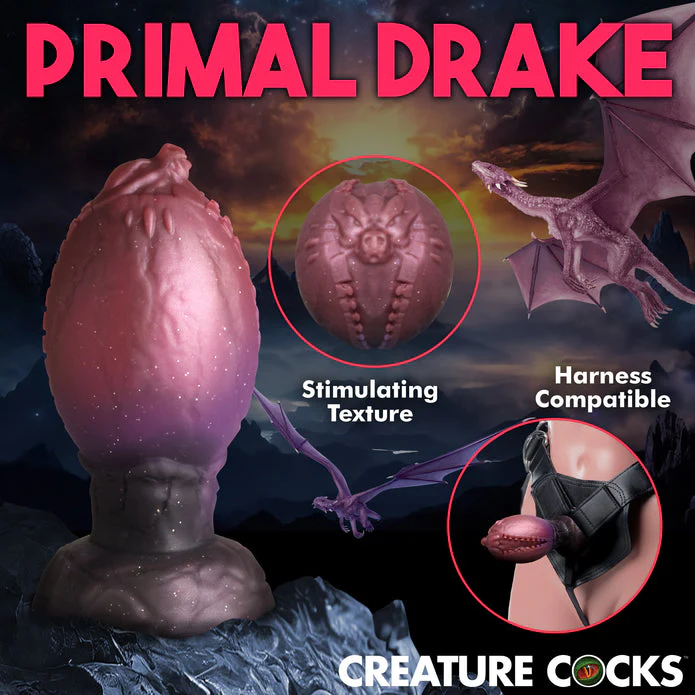 Creature Cocks Dragon Hatch Silicone Egg - L - Image 6