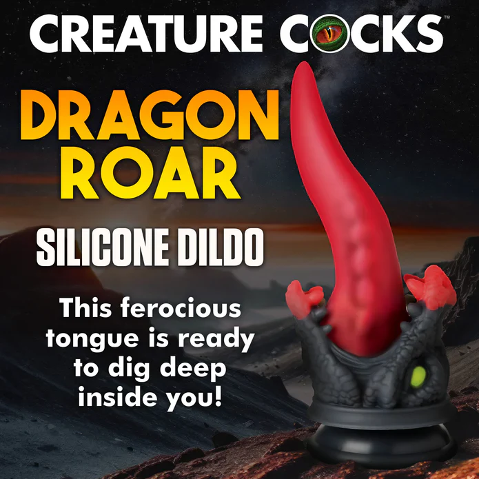 Creature Cocks Dragon Roar Silicone Dildo - Image 3