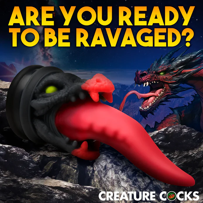 Creature Cocks Dragon Roar Silicone Dildo - Image 4