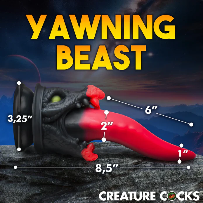 Creature Cocks Dragon Roar Silicone Dildo - Image 5