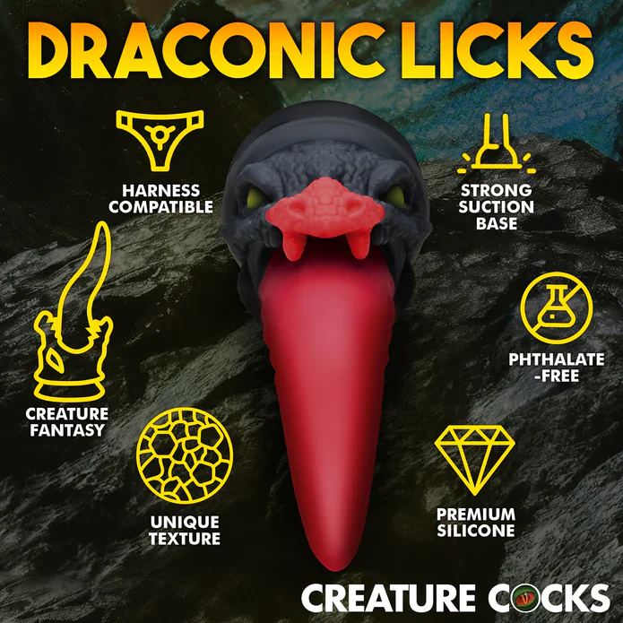 Creature Cocks Dragon Roar Silicone Dildo - Image 6